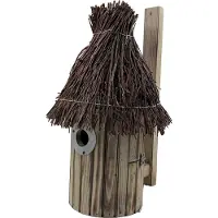 Vogelhuisjes.nl Gevlamd Wilgentakken met Bevestigingslat - Rond