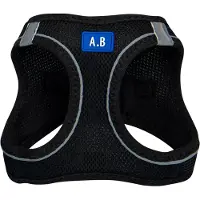 Animal Boulevard Ab32237 - Hals- En Leibanden - Hond - Ab Air-mesh Comfortharnas Zwart-xs 3-5kg - Maat: Xs 3-5kg