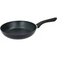 Merkloos Koekenpan met antiaanbaklaag, grijs, 24 cm - Geschikt voor alle soorten fornuizen