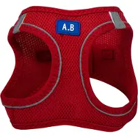 Animal Boulevard Ab32229 - Hals- En Leibanden - Hond - Ab Air-mesh Comfortharnas Rood-xxs 2-4kg - Maat: Xxs 2-4kg