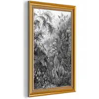 MuchoWow Wanddecoratie Metaal - Aluminium Schilderij Industrieel - Kunst - Schilder - Gold - Lijst - 60x90 cm - Dibond - Foto op aluminium - Industriële muurdecoratie - Voor de woonkamer/slaapkamer