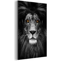 MuchoWow Wanddecoratie Metaal - Aluminium Schilderij Industrieel - Wilde dieren - Portret - Kleur - 100x150 cm - Dibond - Foto op aluminium - Industriële muurdecoratie - Voor de woonkamer/slaapkamer