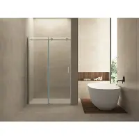 Boss & Wessing Tweedelige Nis Schuifdeur BWS Cura 120x200 cm 8 mm NANO Coating