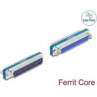 DeLOCK RF/EMI Interference Suppression Filter D-Sub 37 pin male to female with low-pass inductive