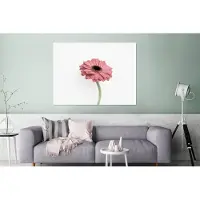 MuchoWow Wanddecoratie Metaal - Aluminium Schilderij Industrieel - Bloemen - Roze - Natuur - Wit - Plant - 120x90 cm - Dibond - Foto op aluminium - Industriële muurdecoratie - Voor de woonkamer/slaapkamer
