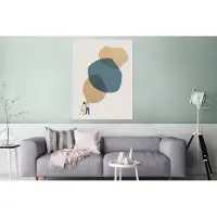 MuchoWow Wanddecoratie Metaal - Aluminium Schilderij Industrieel - Wolken - Retro - Meisje - 90x120 cm - Dibond - Foto op aluminium - Industriële muurdecoratie - Voor de woonkamer/slaapkamer