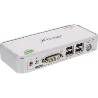 InLine KVM Switch, DVI, 2-fach, USB, met Audio