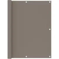 vidaXL Balkonscherm 120x500 cm oxford stof taupe