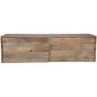 Starfurn Zwevend tv meubel Vision Natural | 120 cm (Naturel, 120x30x35cm)