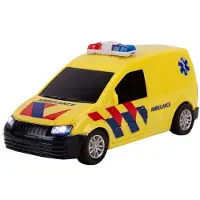 Otto Simon Leukste Schoencadeaus | Sinterklaas cadeautjes | Suprises cadeau radiografisch bestuurbare ambulance met licht (wit, kunststof, 4 - 6