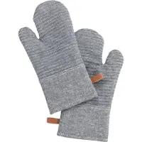 Wenko Keukenhandschoen Ada Stripes Grijs, 2 stuks, Bakhandschoenen + ovenwanten, Grijs