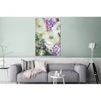MuchoWow Wanddecoratie Metaal - Aluminium Schilderij Industrieel - Bloemen - Rozen - Natuur - 80x120 cm - Dibond - Foto op aluminium - Industriële muurdecoratie - Voor de woonkamer/slaapkamer