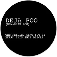 Label2X Muurcirkel deja poo