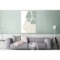 MuchoWow Wanddecoratie Metaal - Aluminium Schilderij Industrieel - Minimalisme - Pastel - Design - 80x120 cm - Dibond - Foto op aluminium - Industriële muurdecoratie - Voor de woonkamer/slaapkamer
