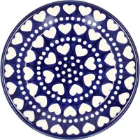 Bunzlau Castle Taartbord Blue Valentine (16 cm)