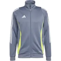 Adidas Trainingsjack 'Tiro 24' grijs / neongroen / wit