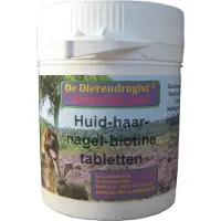 Dierendrogist 100 stuks huid-haar-nagel-biotine tabletten