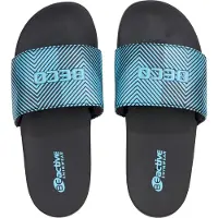 Beco badslippers - unisex - blauw/zwart - maat 36