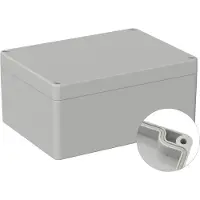 TRU COMPONENTS TC-9065532 Outdoorbehuizing 160 x 120 x 75 Polycarbonaat Grijs-wit (RAL 7035) 1 stuk(s)