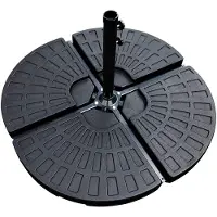 MaxxGarden Parasoltegels - Basis voor Parasolvoet - Kunststof - 4x 15 kg