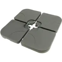 MaxxGarden Parasoltegels - Basis voor Parasolvoet - Kunststof - 4x 15 kg
