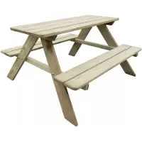 MaxxGarden Kinder Picknicktafel - 90x79x50cm - Hout