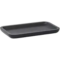 Aquanova Zeepschaal Cole Black 15,5 x 25,4 cm