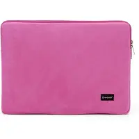 Bombata Sleeve Velvet 15.6 inch Dark Pink
