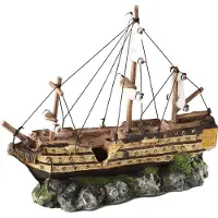 Ebi Aqua Della Zeilboot (Andere gebouwen), Aquarium decoratie