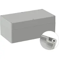 TRU COMPONENTS TC-9065584 Outdoorbehuizing 360 x 200 x 149.5 Polycarbonaat Grijs-wit (RAL 7035) 1 stuk(s)