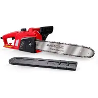 Mobiclinic Timberpro - Elektrische kettingzaag met snoer - 1800W - Snijlengte 40 cm - Zaagbescherming - Zelfsmering - Licht en veilig - Met handvat - Snelheid 13 m/s - Tot 120 ml - Olieraam