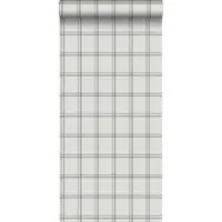 Origin Wallcoverings eco-texture vliesbehang ruiten zand beige - 347621 - 0,53 x 10,05 m