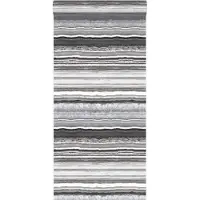 Origin Wallcoverings behang gelaagd marmer steen zwart en wit - 337238 - 53 cm x 10,05 m