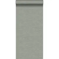 Origin Wallcoverings behang linnenstructuur vergrijsd groen - 53 cm x 10.05 m - 347634