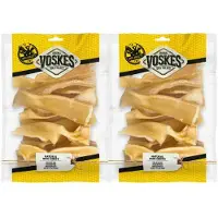Voskes 2x Hondensnacks Runderkophuid Stukken 500 gr