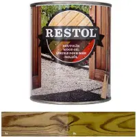 Restol Houtolie Zijdeglans Tuinhoutgroen 5 LTR