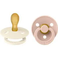 BIBS Fopspeen Symmetric Ivory/Blush 6-18mnd 2st