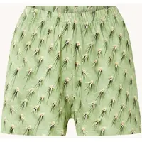 Snurk Shorts Women Cozy Cactus Green-XS