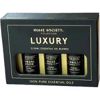 Home Society Luxe Geur olie Essential Oil Pack Luxury - 3 x 10ML - Sandal Wood, Rose, Vanilla
