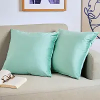 Blumtal Set van 2 Kussenslopen - Velvet - 30 x 50 cm - Summer Green - Verborgen Ritssluiting - Kussenhoes voor sierkussens