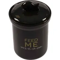 Ebi Cookie Jar Stone Feed me Meow