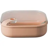 Omada Lunchbox Pull Box Vierkant Laag Roze 1L