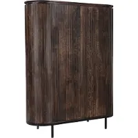 LivingFurn Opbergkast Noor Mangohout Walnut 150cm