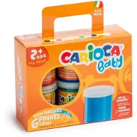 Carioca BABY 2+ VINGERVERF 6x80ml