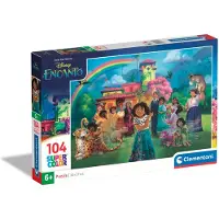 Clementoni - Puzzel 104 Stukjes Disney Encanto, Kinderpuzzels, 6-8 jaar, 25746