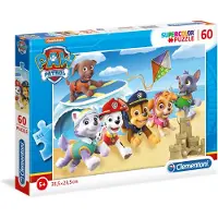 Clementoni legpuzzel super color paw patrol, 60st.