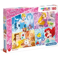 Clementoni Disney Prinsessen, 180 stukjes, Thema: Disney films, Geschikt voor kinderen vanaf 7 jaar