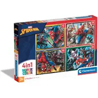 Clementoni puzzels marvel spiderman, 4in1