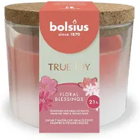 Bolsius Geurkaars True Joy Floral Blessings Roze 21 Uur D 8,3 H 7,6 Cm