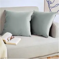 Blumtal Set van 2 Kussenslopen - Velvet - 30 x 50 cm - Grijs - Verborgen Ritssluiting - Kussenhoes voor sierkussens